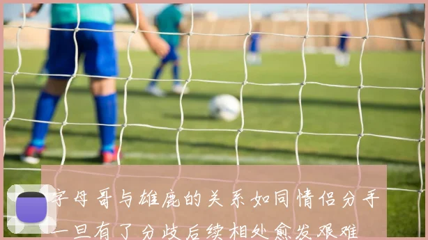 字母哥与雄鹿的关系如同情侣分手一旦有了分歧后续相处愈发艰难