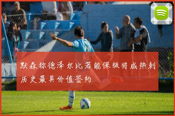 默森称德泽尔比若能保级将成热刺历史最具价值签约